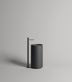 Раковина из искусственного камня S-Stone Salini ARMONIA 130124M 50х50 напольная цвет белый